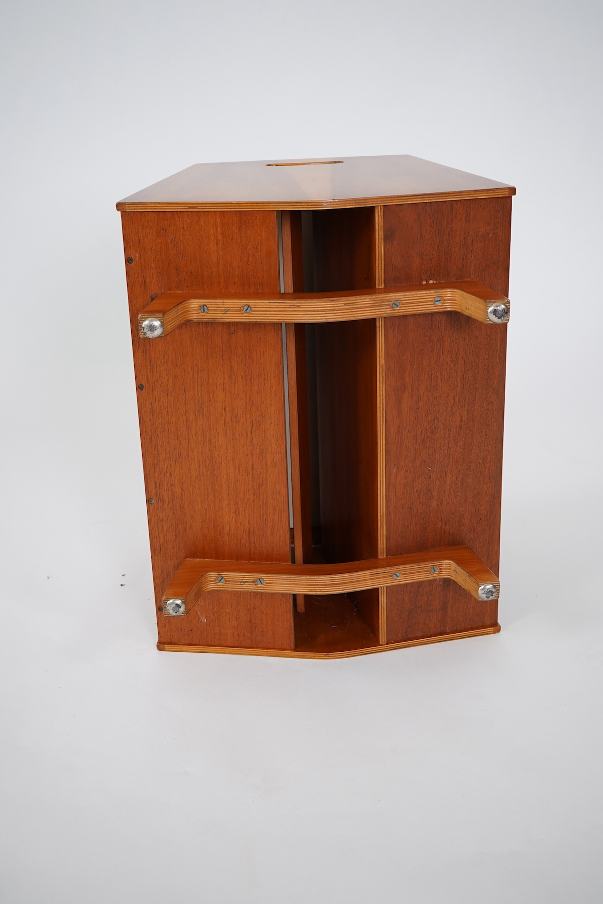 Designed by Ernest Race (1916-1964) and manufactured by John Alan Designs for Isokon: A 'Bottleship' Mark II drinks cabinet
